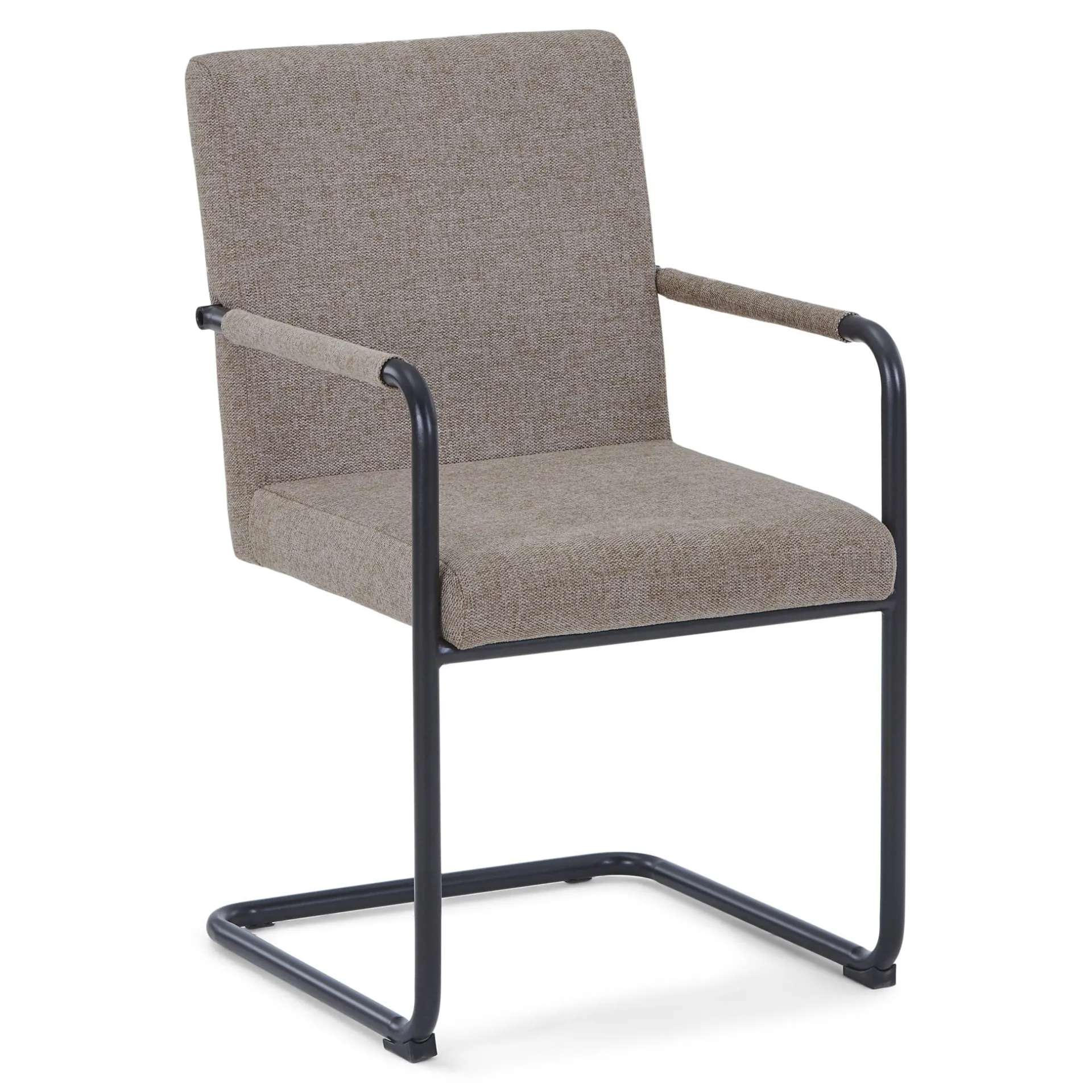 Best Nimara Tessa spisebordsstol i sand tekstil