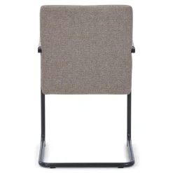 Best Nimara Tessa spisebordsstol i sand tekstil