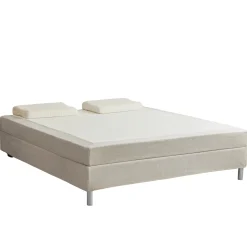Online Nimara Theodor kontinentalseng i beige 180x200 cm inkl. chrome ben