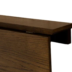 Best Nimara Tiago væghængt klapbord i røget eg 100x70 cm