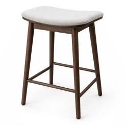 Hot Nimara Tobi Barstol 42x36x65 cm i røget eg