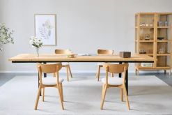 Clearance Nimara Valeria sildebensbord 200x90 cm lakeret egefiner