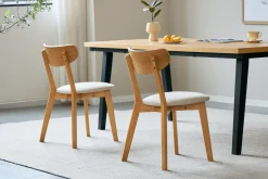 Clearance Nimara Valeria sildebensbord 200x90 cm lakeret egefiner