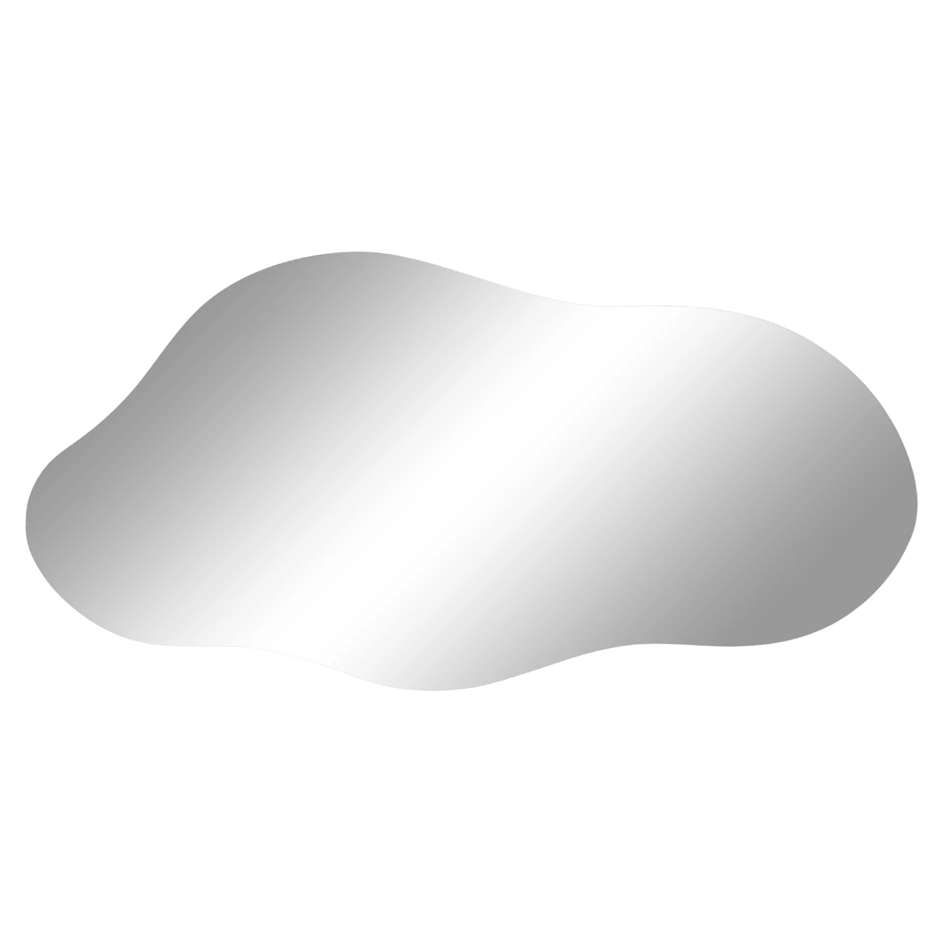 Outlet Nimara Zoey Organisk spejl uden ramme i 100x50 cm